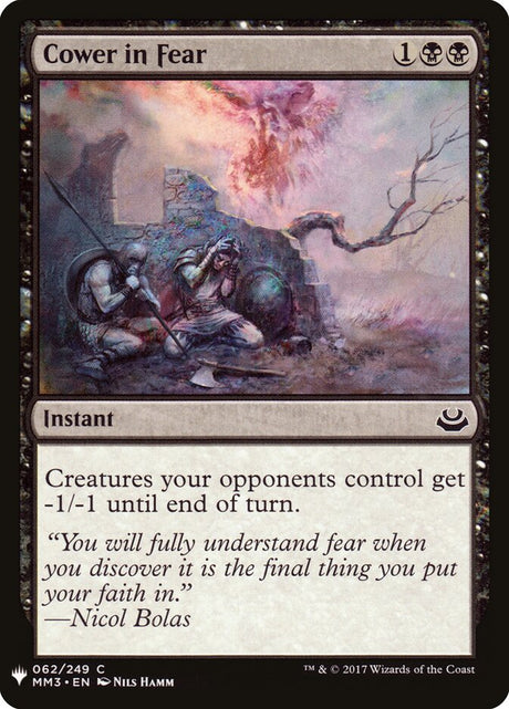 Cower in Fear (MM3-62) - The List (PLST)