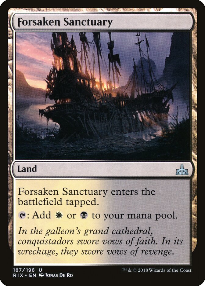Forsaken Sanctuary (187) - Rivals of Ixalan (RIX)