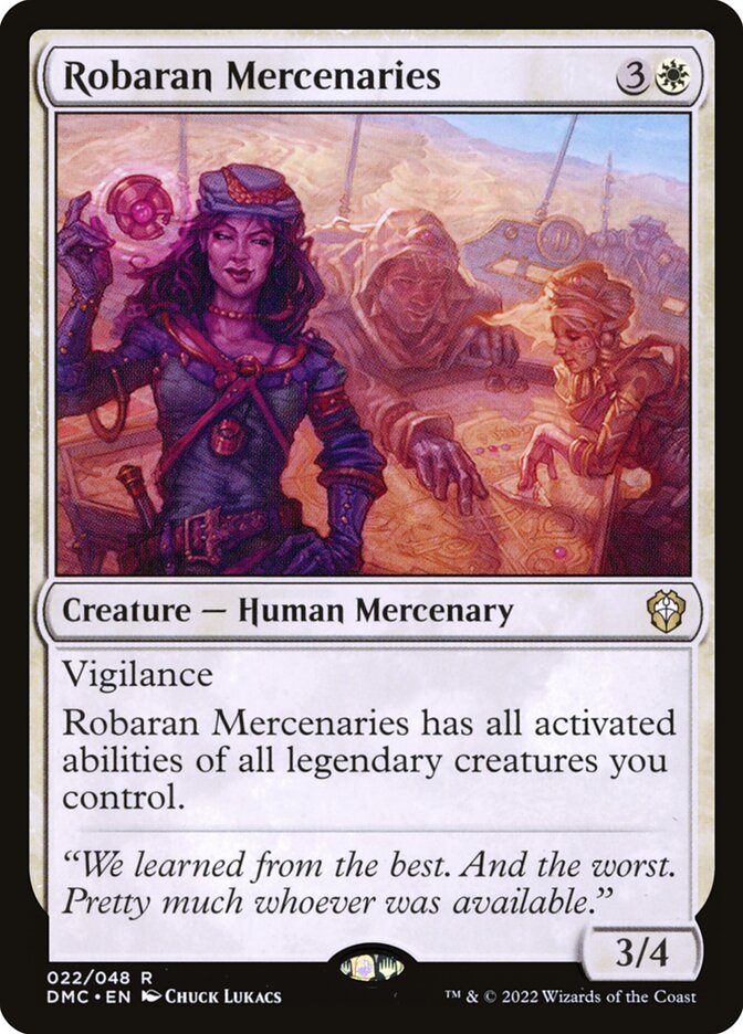 Robaran Mercenaries (22) - Dominaria United Commander (DMC)