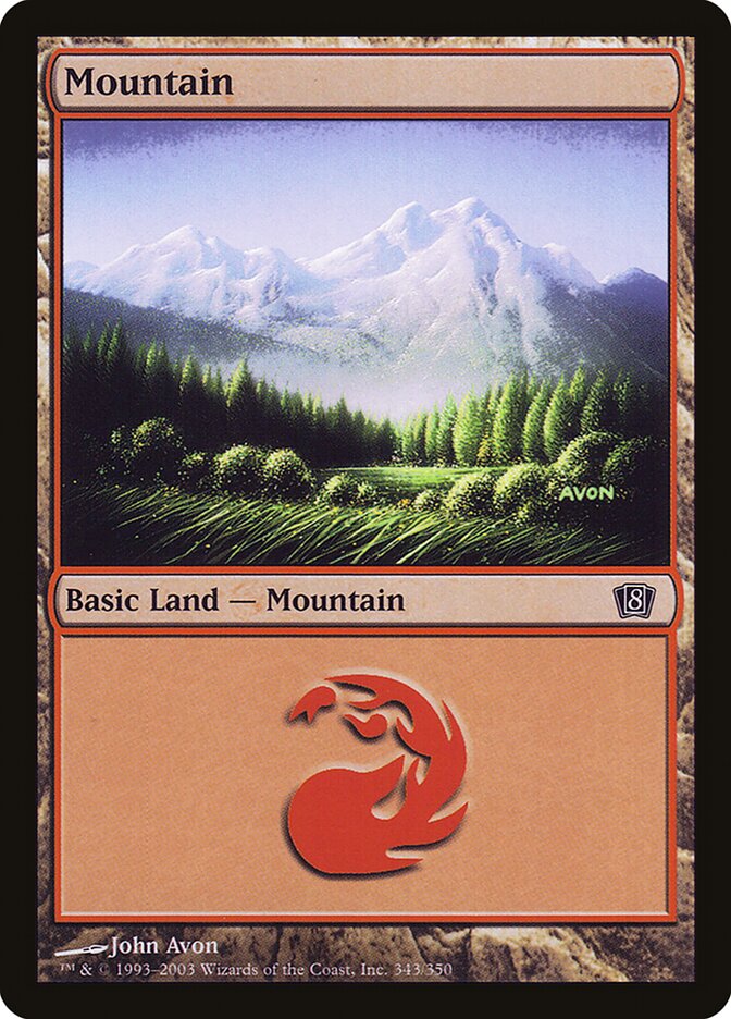 Mountain (343) - Eighth Edition (8ED)