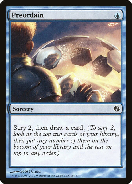 Preordain (24) - Duel Decks: Venser vs. Koth (DDI)