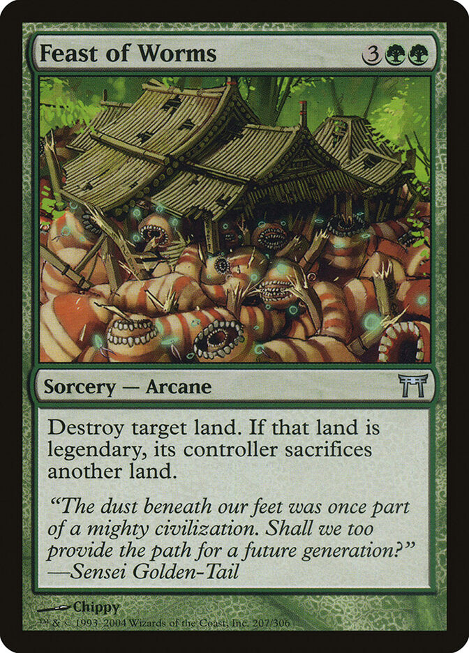 Feast of Worms (207) - Champions of Kamigawa (CHK)