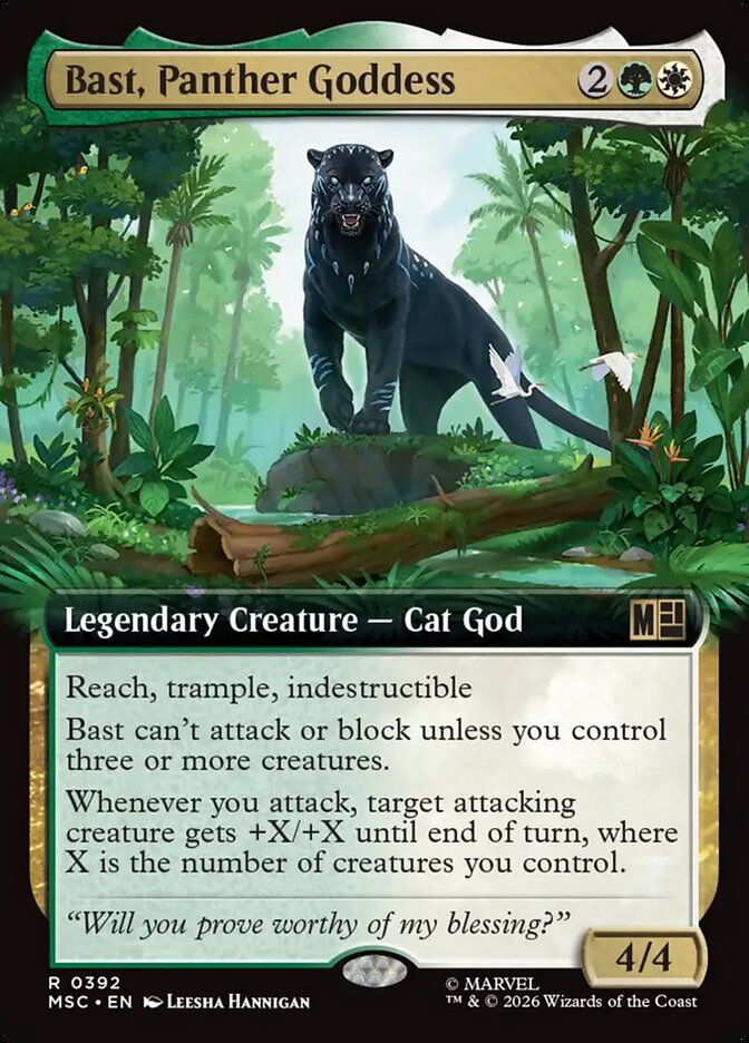 Bast, Panther Goddess (392) - Marvel Super Heroes Commander (MSC)