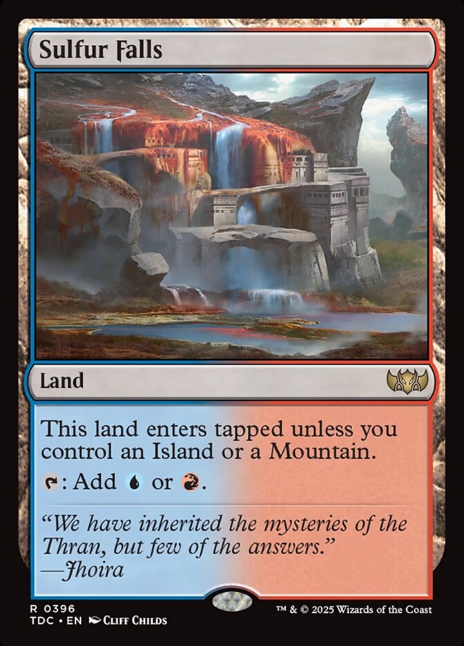 Sulfur Falls (396) - Tarkir: Dragonstorm Commander (TDC)