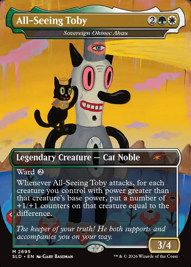 All-Seeing Toby - Sovereign Okinec Ahau (2695) - Secret Lair Drop (SLD)