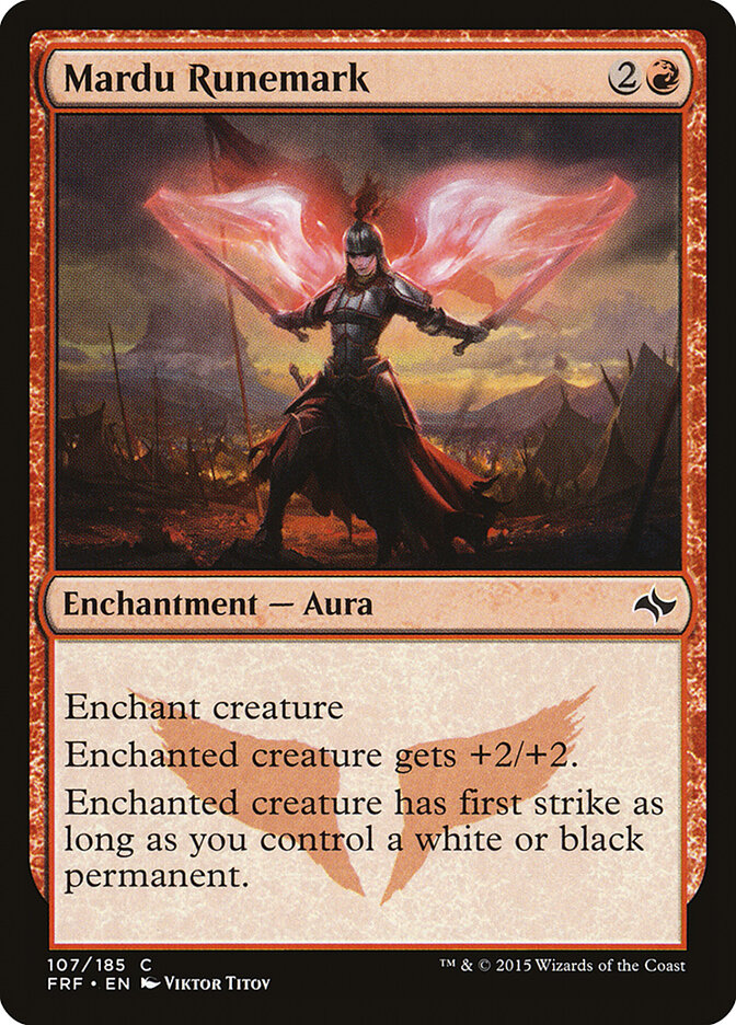 Mardu Runemark (107) - Fate Reforged (FRF)