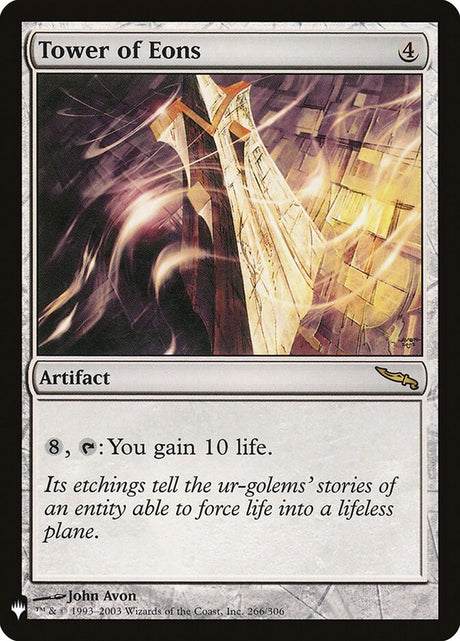 Tower of Eons (MRD-266) - The List (PLST)