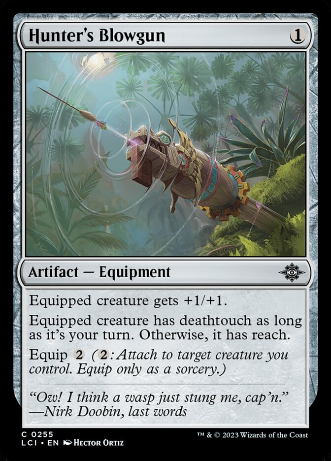 Hunter's Blowgun (255) - The Lost Caverns of Ixalan (LCI)