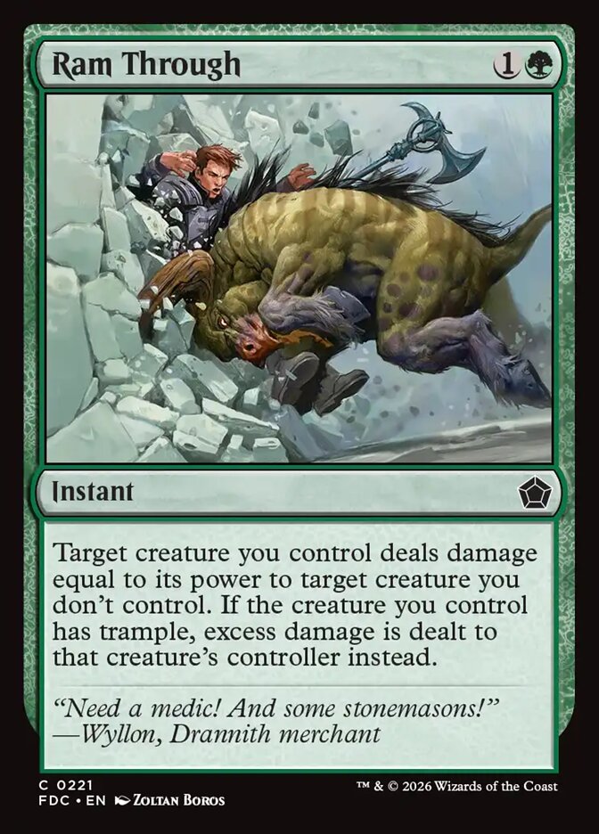 Ram Through (221) - Foundations Commander (FDC)