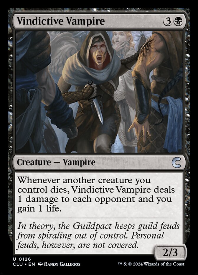 Vindictive Vampire (126) - Ravnica: Clue Edition (CLU)
