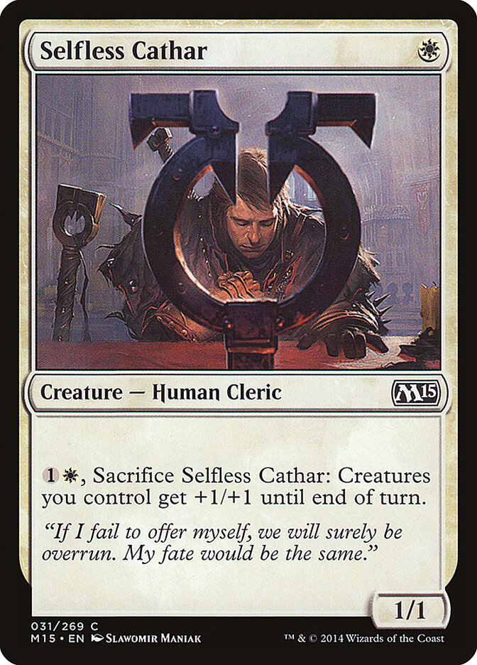 Selfless Cathar (31) - Magic 2015 (M15)