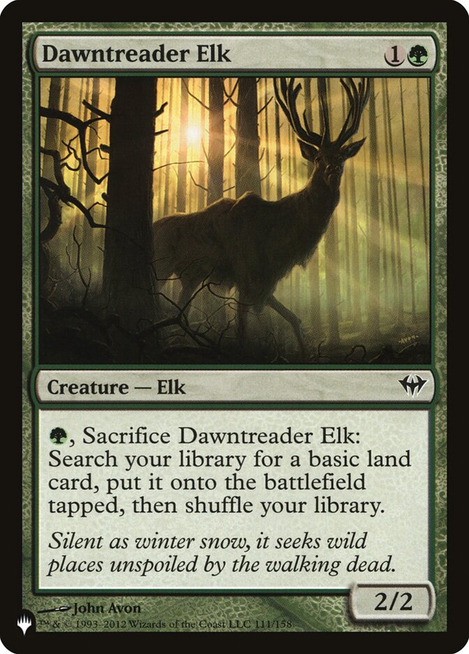 Dawntreader Elk (DKA-111) - The List (PLST)