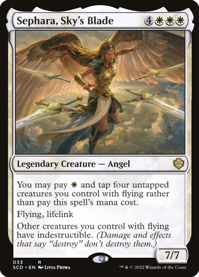 Sephara, Sky's Blade (33) - Starter Commander Decks (SCD)