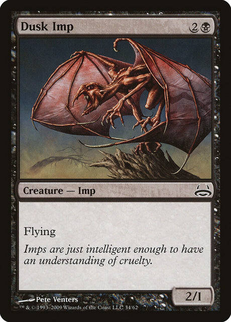 Dusk Imp (34) - Duel Decks: Divine vs. Demonic (DDC)