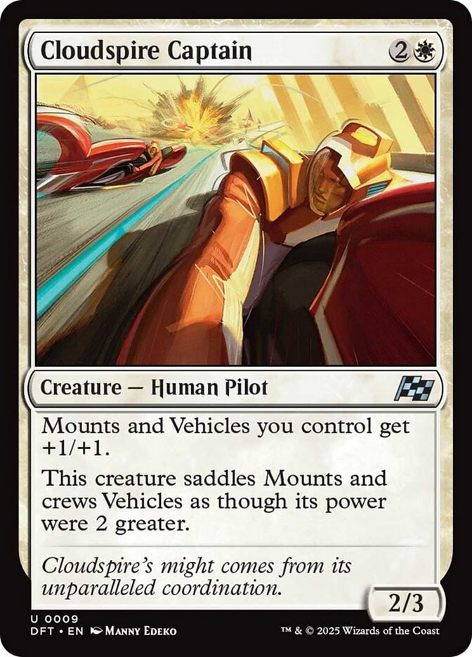 Cloudspire Captain - [Foil] Aetherdrift (DFT)
