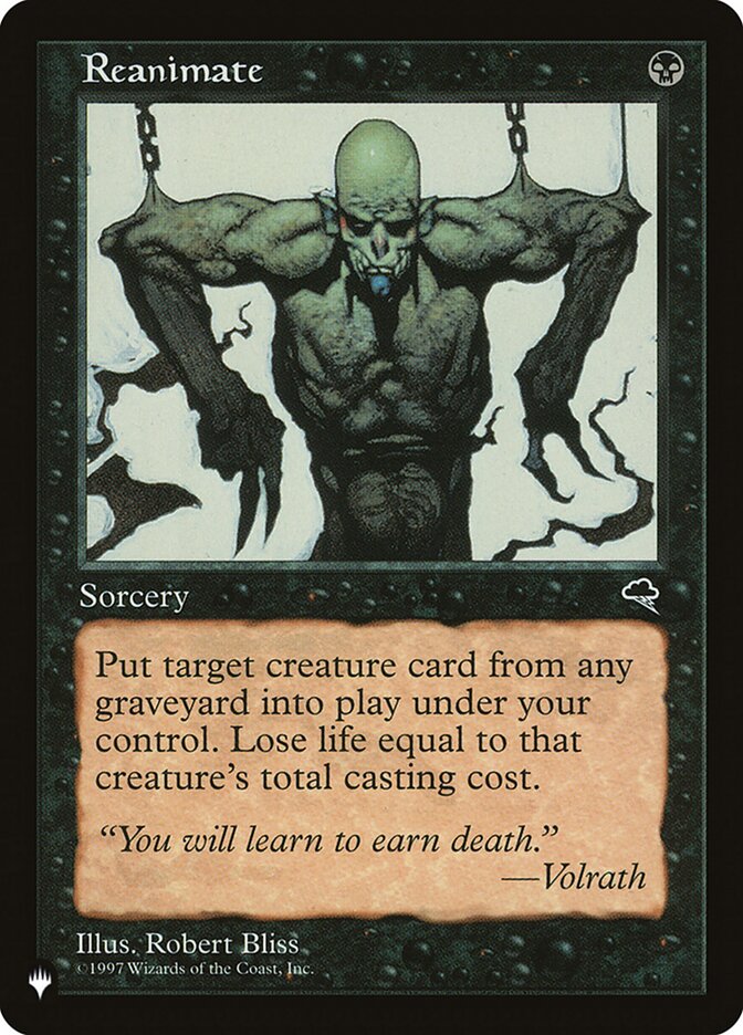 Reanimate (TMP-151) - The List (PLST)