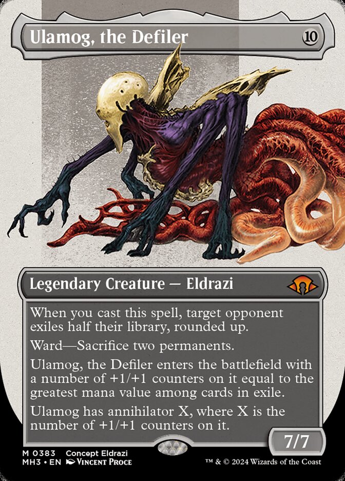 Ulamog, the Defiler - [Foil, Borderless] Modern Horizons 3 (MH3)