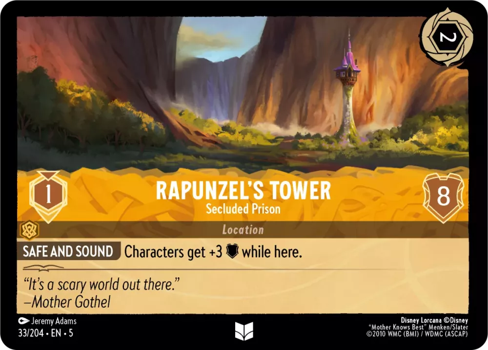 Rapunzel's Tower - Secluded Prison - [Foil] Shimmering Skies (5)