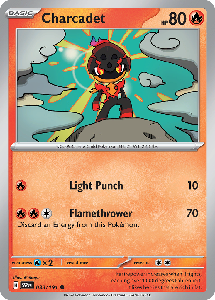 Charcadet (33/191) - Surging Sparks (SSP)