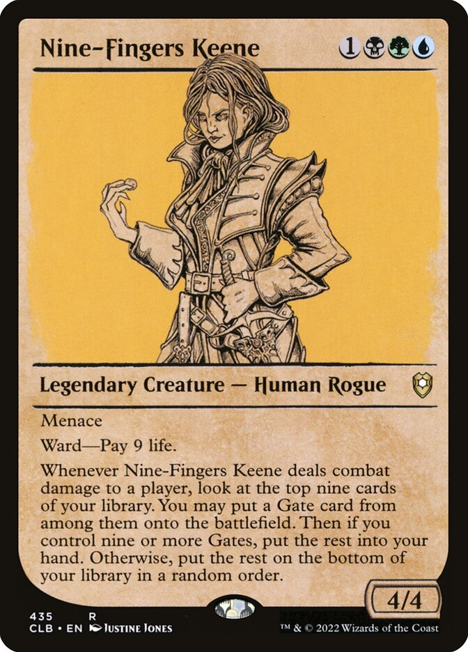 Nine-Fingers Keene (435) - Commander Legends: Battle for Baldur's Gate (CLB)