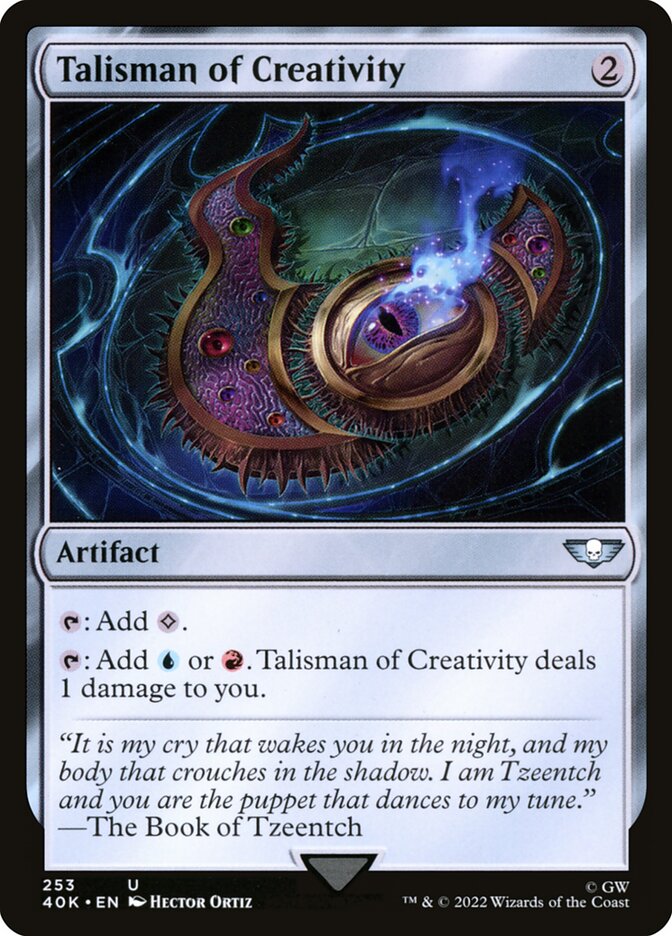 Talisman of Creativity (253) - Warhammer 40,000 Commander (40K)