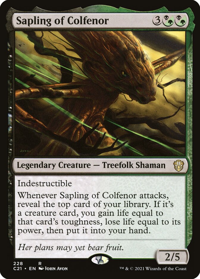 Sapling of Colfenor (228) - Commander 2021 (C21)