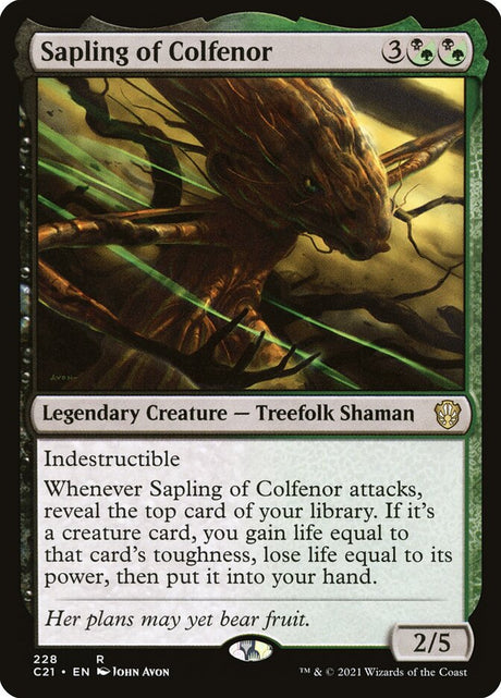 Sapling of Colfenor (228) - Commander 2021 (C21)