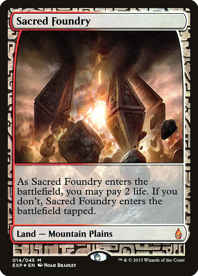 Sacred Foundry (14) - Zendikar Expeditions (EXP)