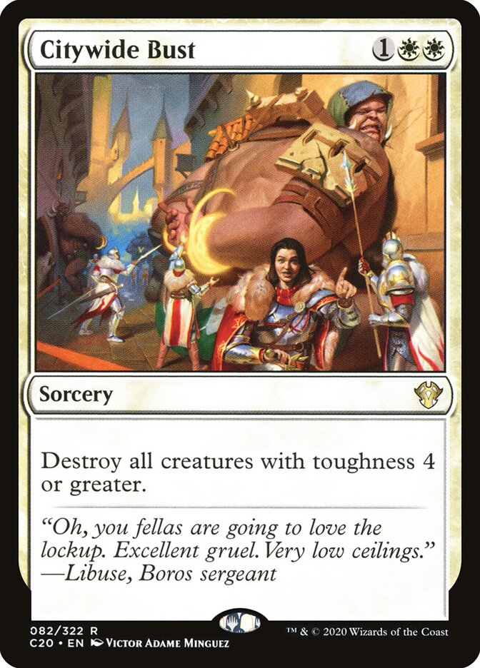Citywide Bust (82) - Commander 2020 (C20)
