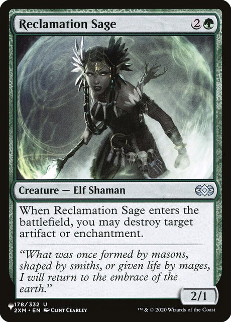 Reclamation Sage (2XM-178) - The List (PLST)