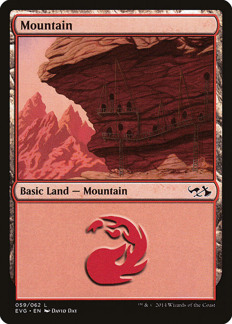 Mountain (59) - Duel Decks Anthology: Elves vs. Goblins (EVG)