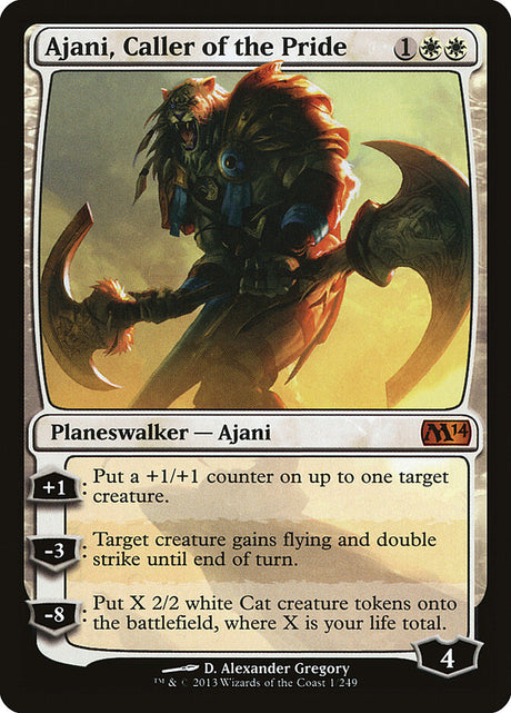 Ajani, Caller of the Pride (1) - Magic 2014 (M14)