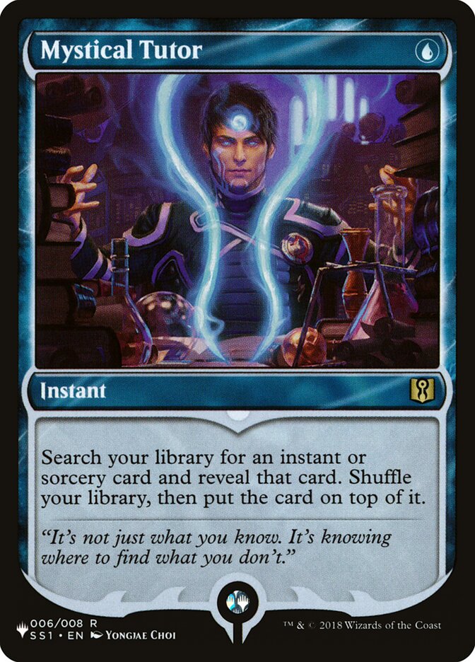 Mystical Tutor (SS1-6) - The List (PLST)