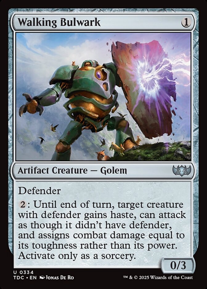 Walking Bulwark (334) - Tarkir: Dragonstorm Commander (TDC)