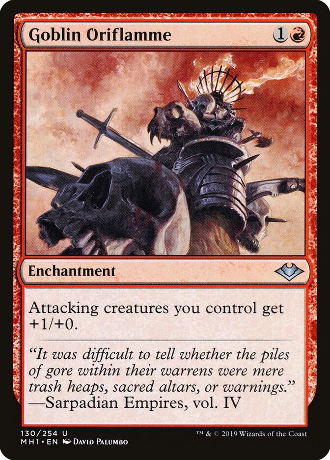 Goblin Oriflamme (130) - Modern Horizons (MH1)