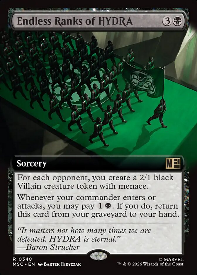 Endless Ranks of HYDRA (348) - Marvel Super Heroes Commander (MSC)