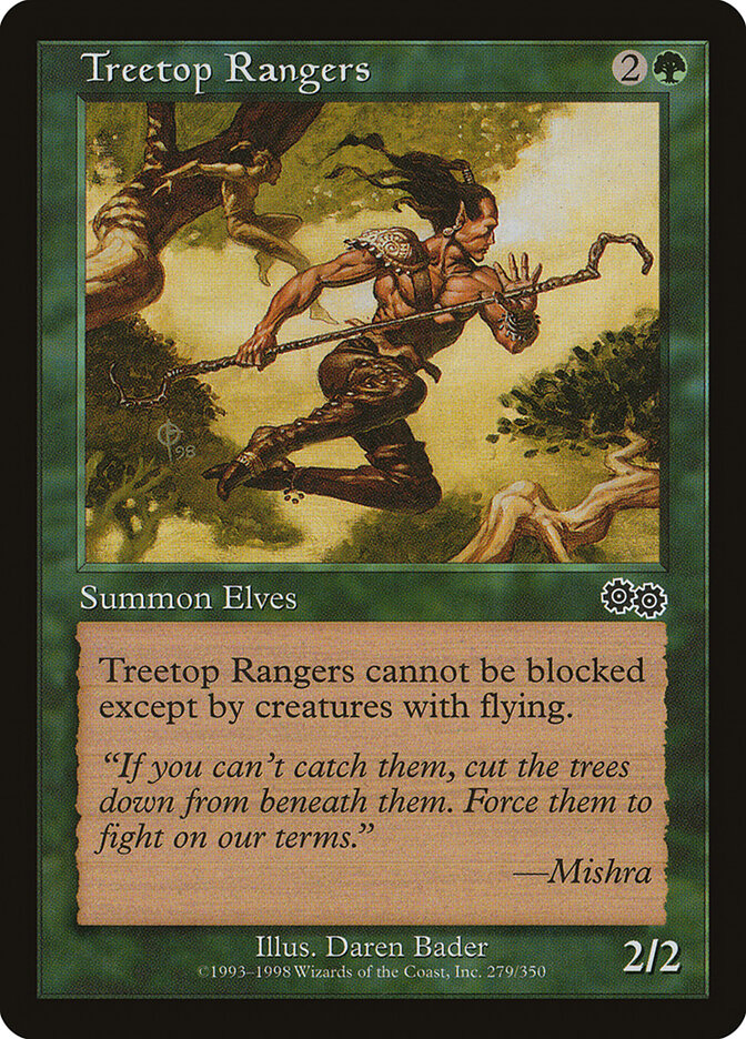 Treetop Rangers (279) - Urza's Saga (USG)