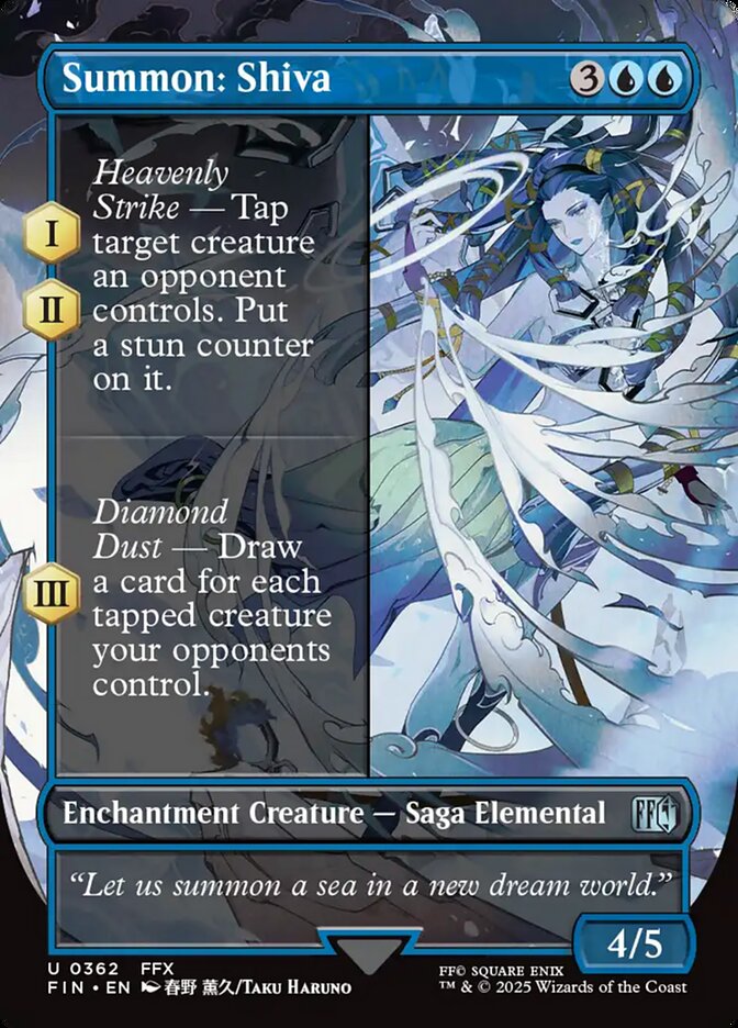 Summon: Shiva (362) - [Borderless] Final Fantasy (FIN)