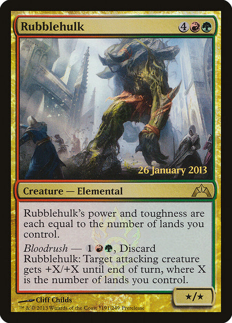Rubblehulk (191★) - Gatecrash Promos (PGTC)