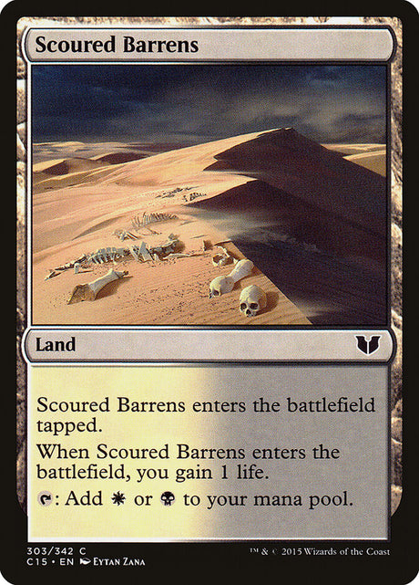 Scoured Barrens (303) - Commander 2015 (C15)