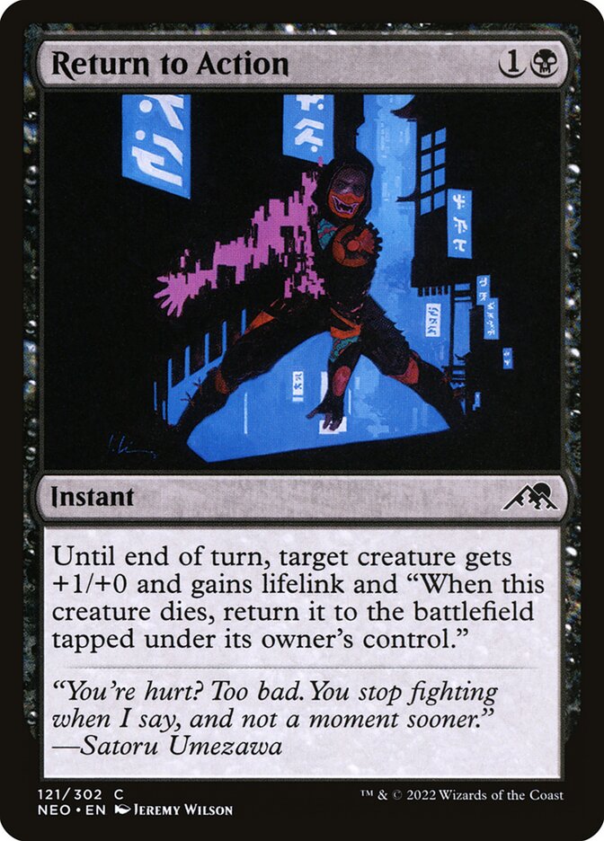 Return to Action (121) - Kamigawa: Neon Dynasty (NEO)