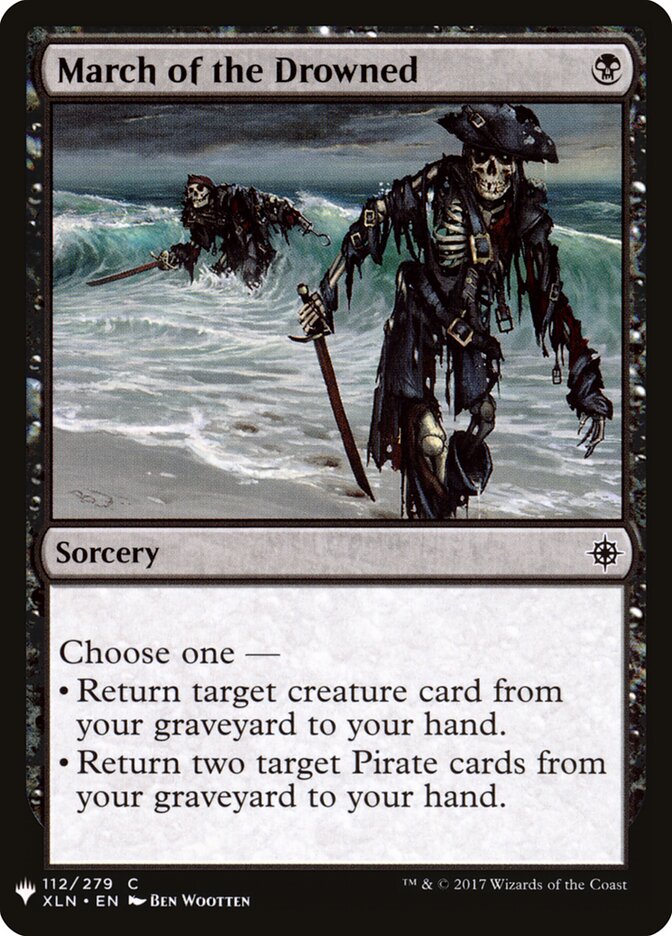 March of the Drowned (XLN-112) - The List (PLST)