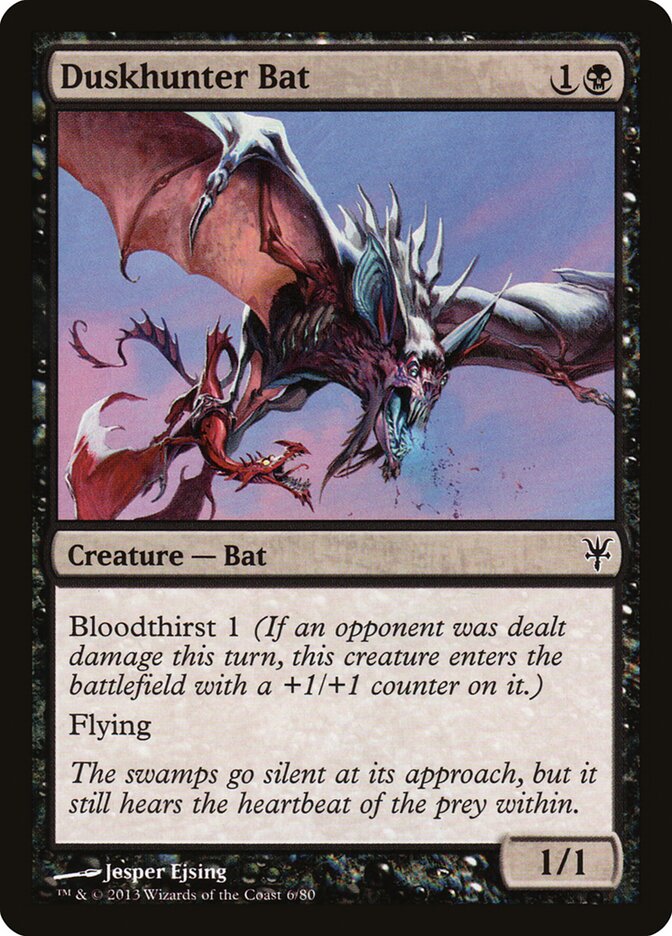 Duskhunter Bat (6) - Duel Decks: Sorin vs. Tibalt (DDK)
