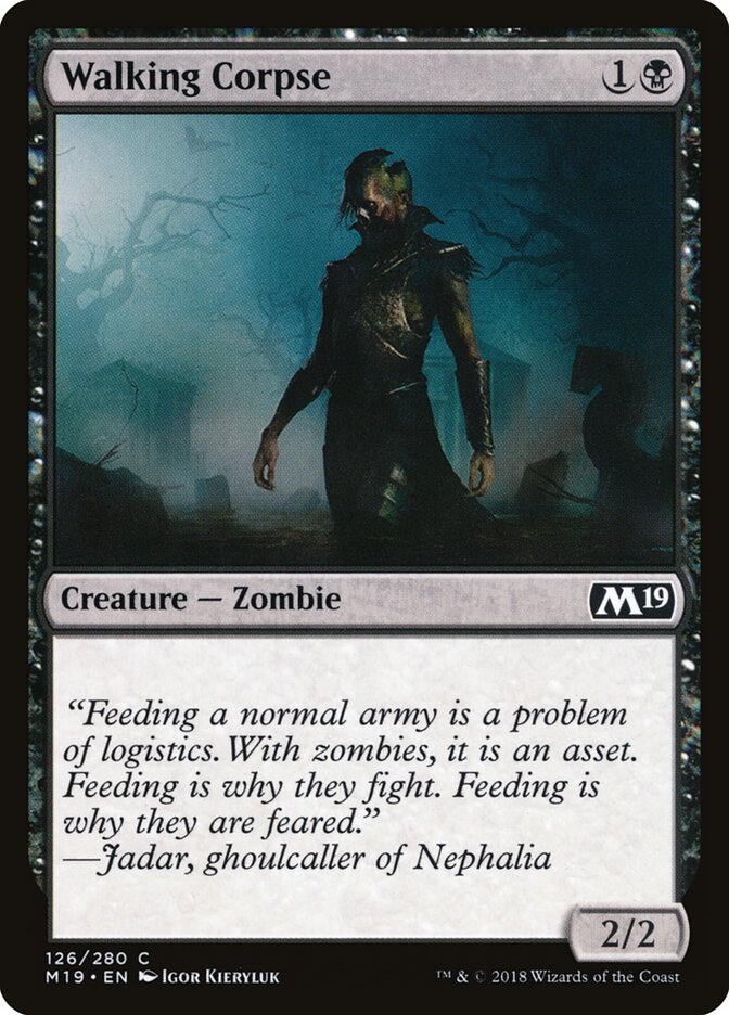 Walking Corpse (126) - Core Set 2019 (M19)