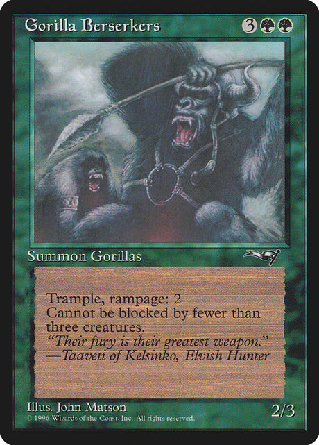 Gorilla Berserkers (93a) - Alliances (ALL)