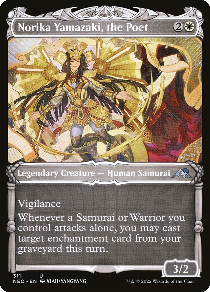 Norika Yamazaki, the Poet (311) - Kamigawa: Neon Dynasty (NEO)
