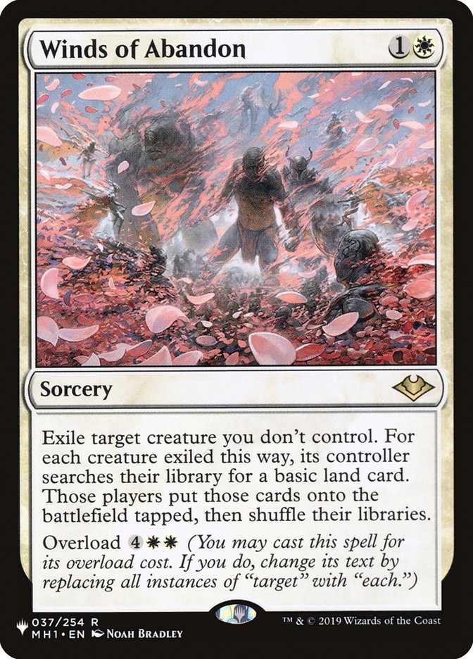 Winds of Abandon - The List (PLST)
