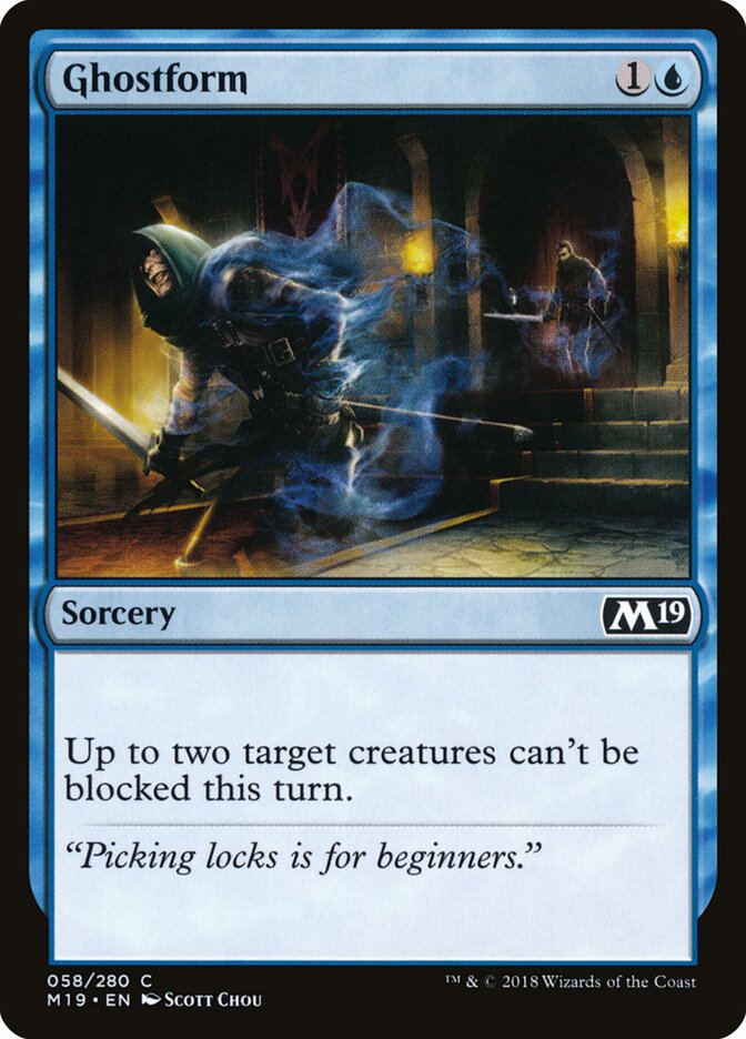 Ghostform (58) - Core Set 2019 (M19)