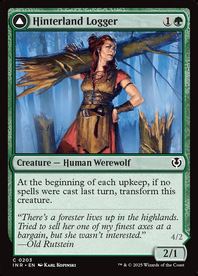 Hinterland Logger // Timber Shredder - Innistrad Remastered (INR)