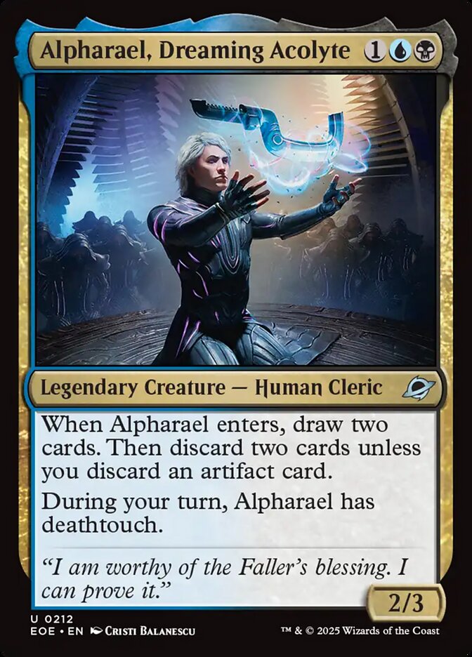 Alpharael, Dreaming Acolyte (212) - [Foil] Edge of Eternities (EOE)